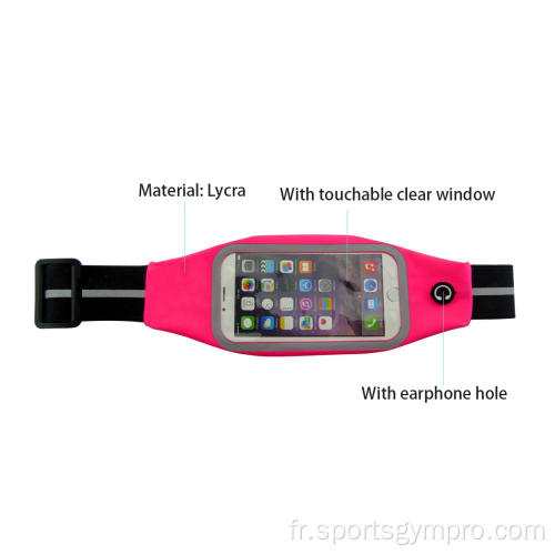 Motage de la taille sportive pour téléphone portable